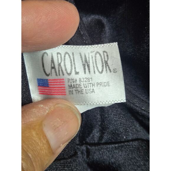 CAROL WIOR SZ 14 Swimdress Halter Bathing Suit Black White Polka Dot Swim Dress - Picture 5 of 10